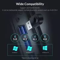 Orico блутут адаптер Bluetooth 5.0 USB adapter, black - BTA-608-BK