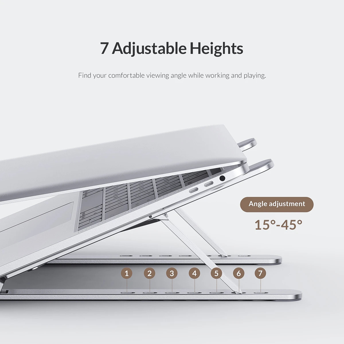 Orico поставка за лаптоп Laptop Stand - Silver - PFB-A21-SV