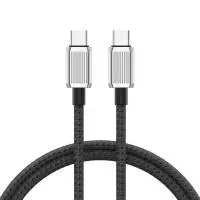 Orico кабел Cable USB C-to-C PD 60W Charging 1.0m Black - GQZ60-10-BK