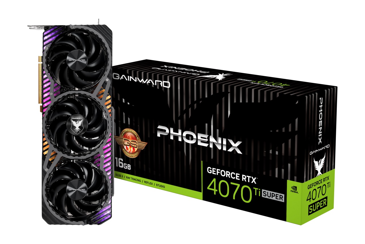 Видео карта Gainward GeForce RT 4070 Ti SUPER Phoenix GS - NED47TSH19T2-1043X