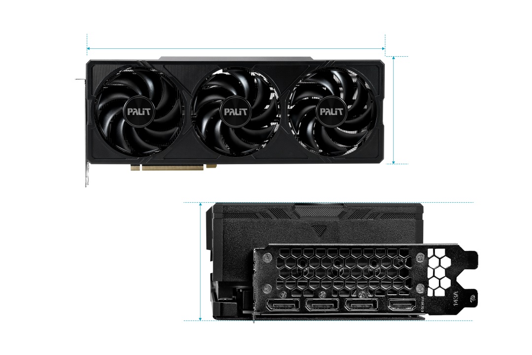 Видео карта Palit GeForce RTX 4070 Ti SUPER JetStream OC 16GB - NED47TSS19T2-1043J