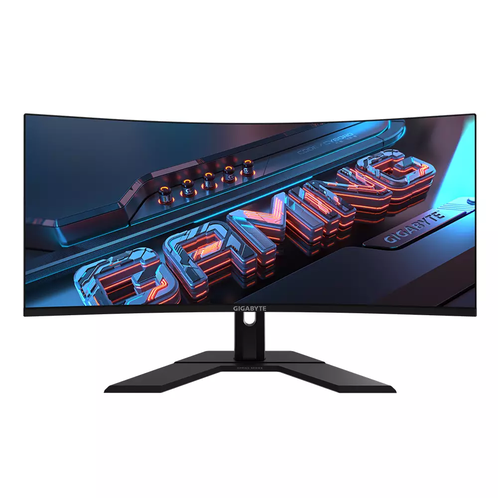 Монитор Gigabyte GS34WQC, 34" SS VA WQHD 3440x1440, Curved 1500R, 135Hz, 1ms, HDR Ready
