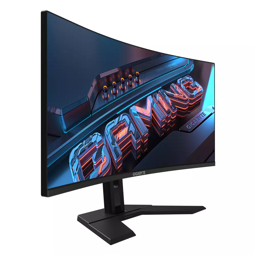 Монитор Gigabyte GS34WQC, 34" SS VA WQHD 3440x1440, Curved 1500R, 135Hz, 1ms, HDR Ready