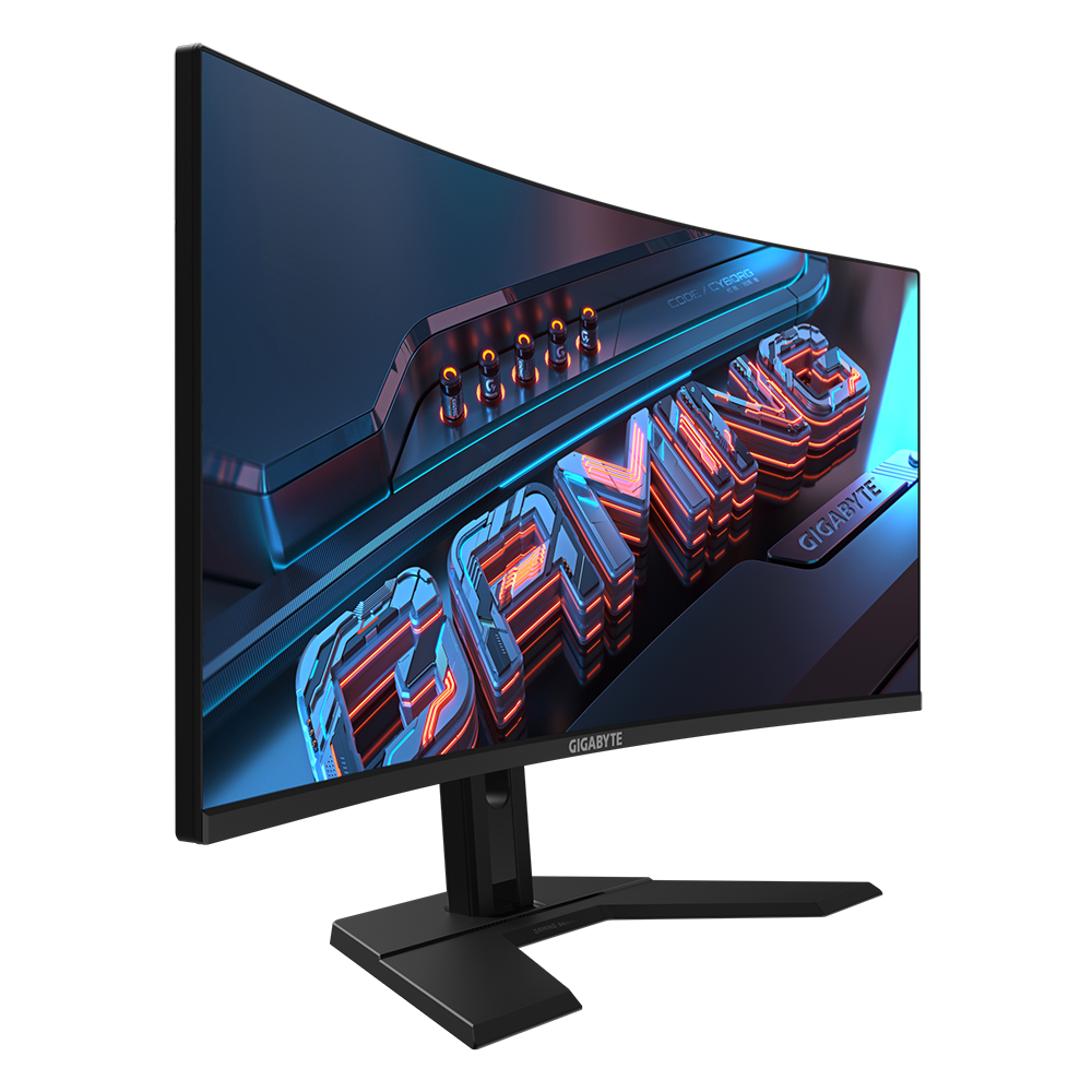 Монитор Gigabyte GS34WQC, 34" SS VA WQHD 3440x1440, Curved 1500R, 135Hz, 1ms, HDR Ready