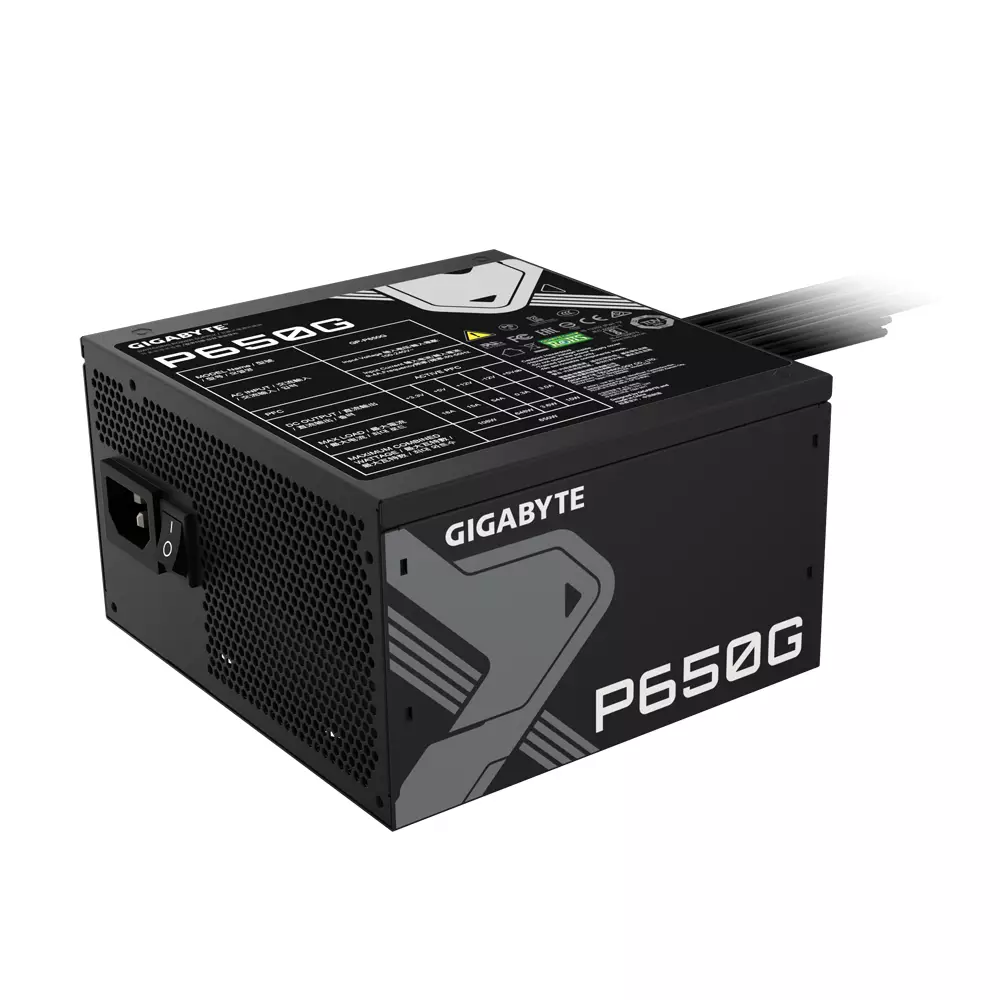 Захранване Gigabyte P650G, 650W, 80 Plus Gold PSU - GP-P650G
