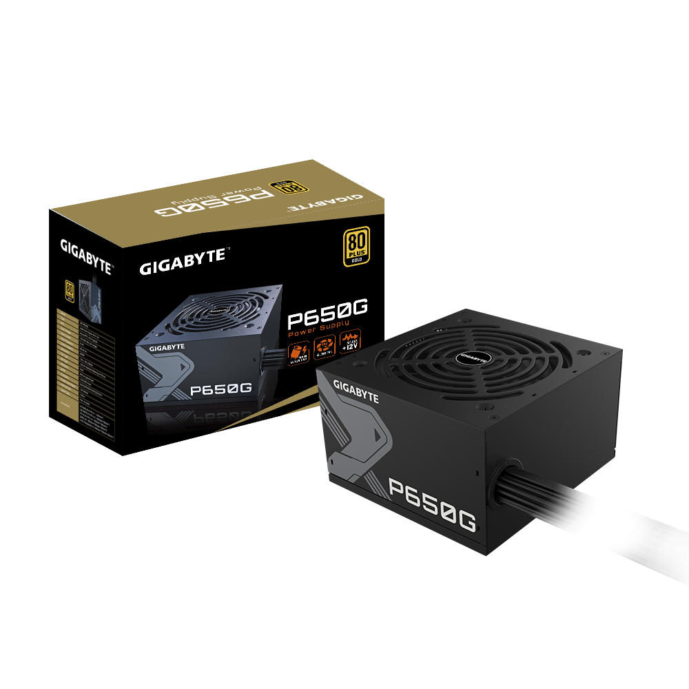 Захранване Gigabyte P650G, 650W, 80 Plus Gold PSU - GP-P650G