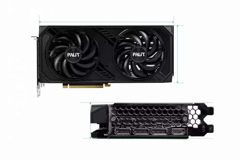 Видео карта Palit GeForce RTX 4070 SUPER DUAL 12GB - NED407S019K9-1043D