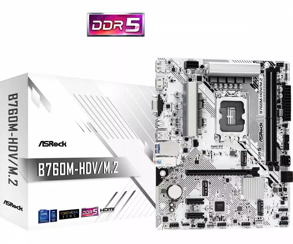 Дънна платка Asrock B760M-HDV/M.2