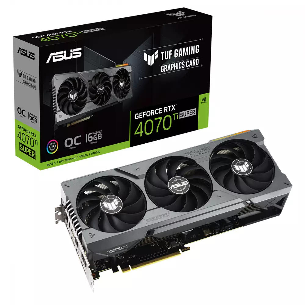 Видео карта ASUS TUF GAMING GeForce RTX 4070 Ti SUPER OC 16GB GDDR6X
