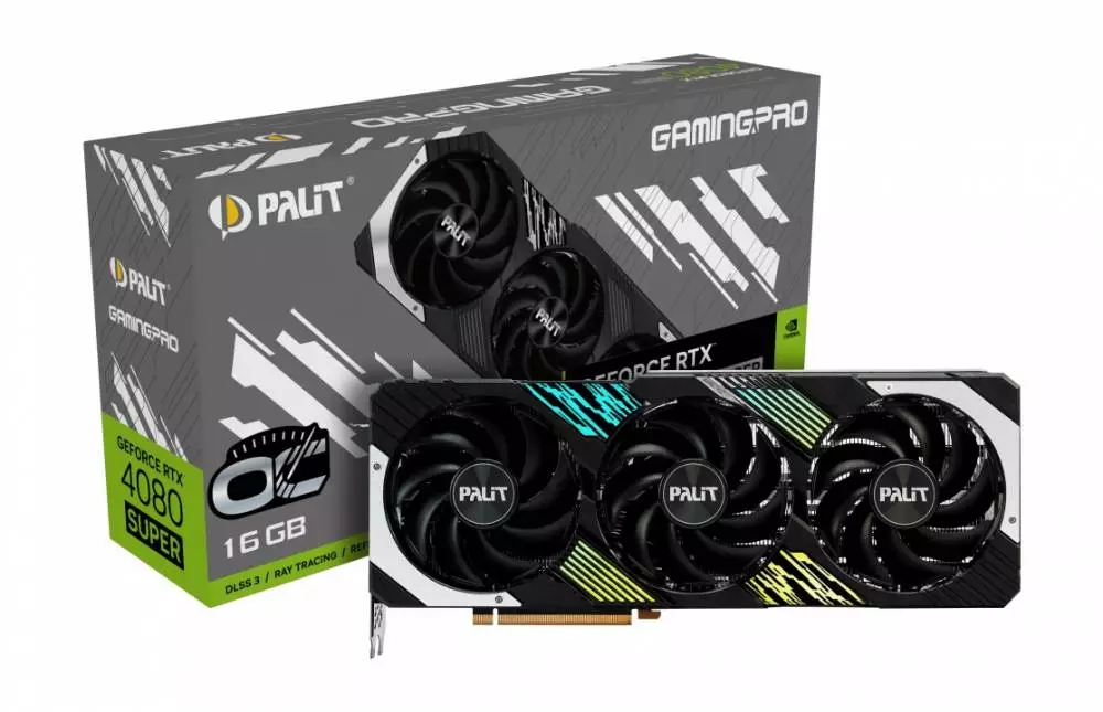 Видео карта Palit GeForce RTX 4080 SUPER GamingPro OC 16GB - NED408ST19T2-1032A