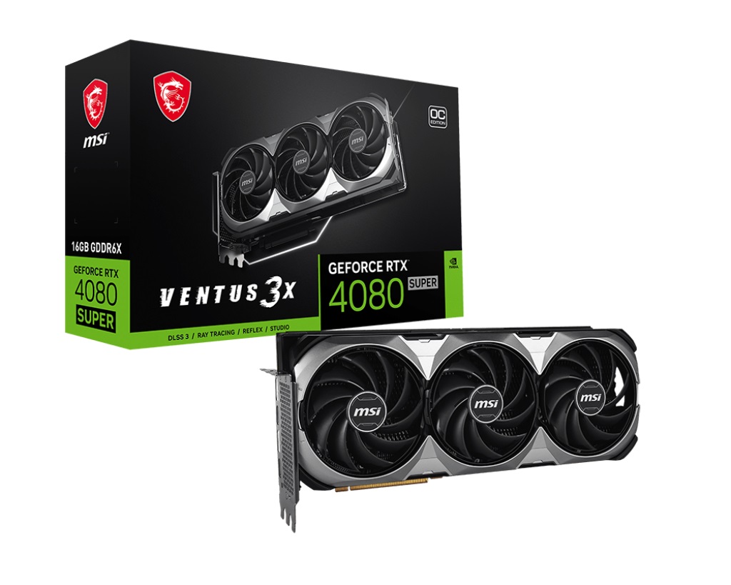 Видео карта MSI GeForce RTX 4080 SUPER 16G VENTUS 3X OC - V511-221R