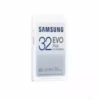 Карта памет Samsung EVO Plus, SD Card, 32GB, Бяла