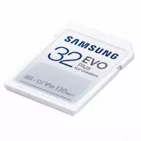 Карта памет Samsung EVO Plus, SD Card, 32GB, Бяла