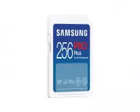 Карта памет Samsung PRO Plus, SD Card, 256GB, Бяла