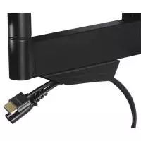 Стенна стойка за TV, Fullmotion ,XL, черна, 191см, 75", до 45кг