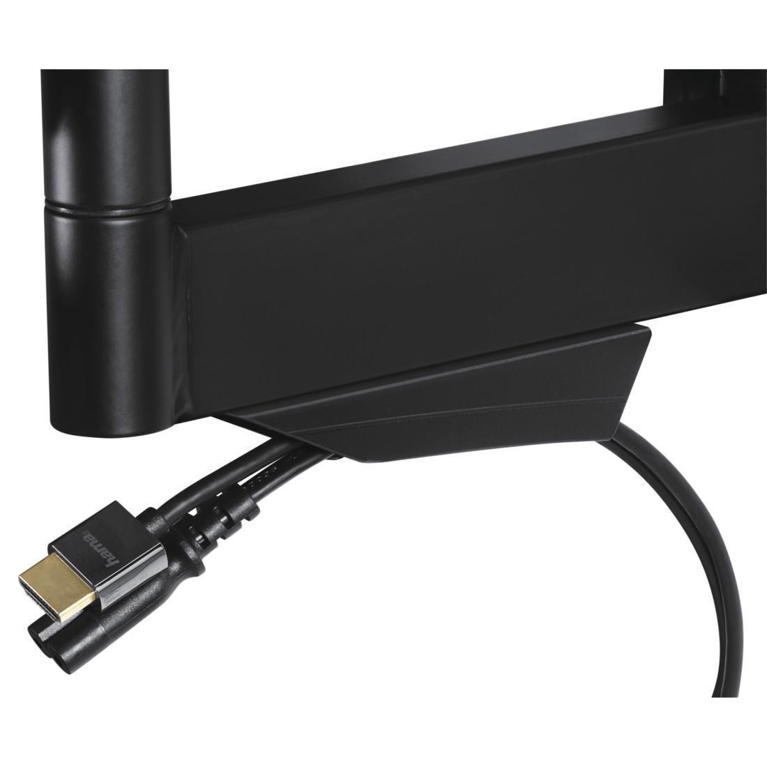 Стенна стойка за TV, Fullmotion ,XL, черна, 191см, 75", до 45кг