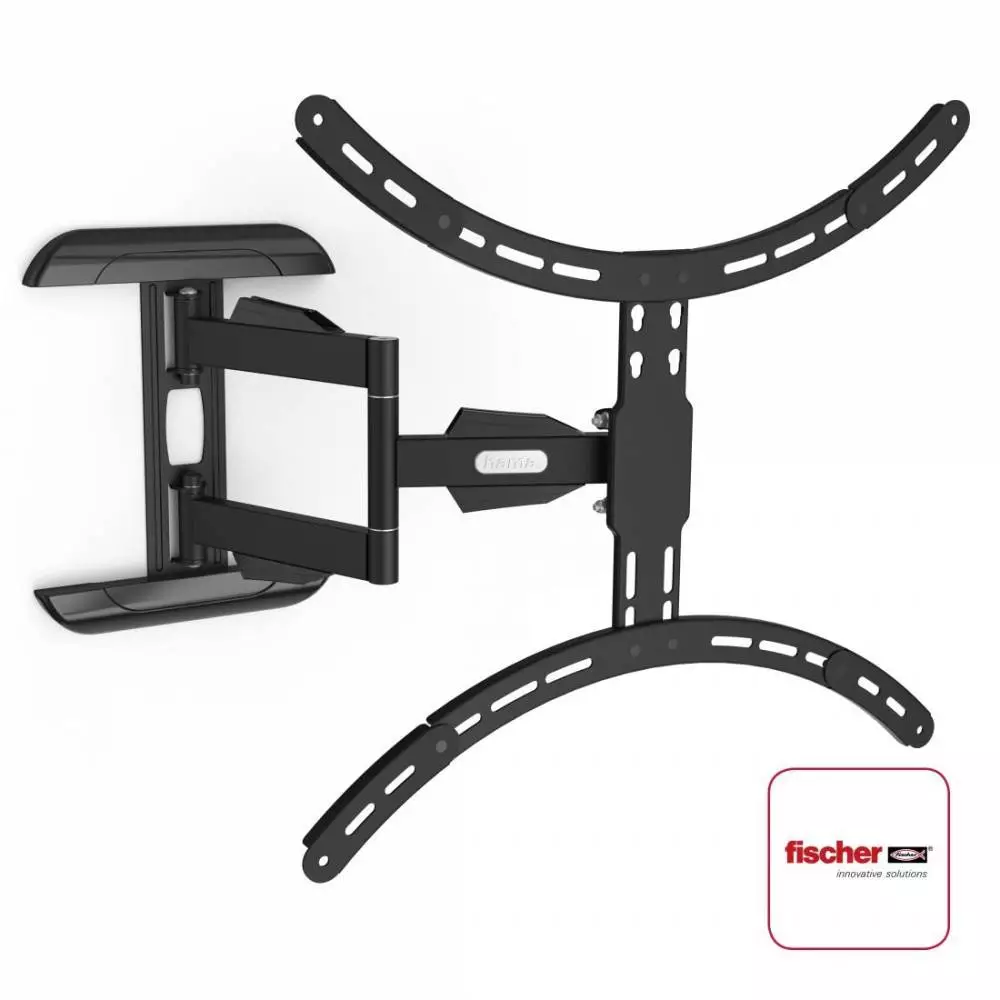 Стенна стойка за TV, Fullmotion ,XL, черна, 191см, 75", до 45кг