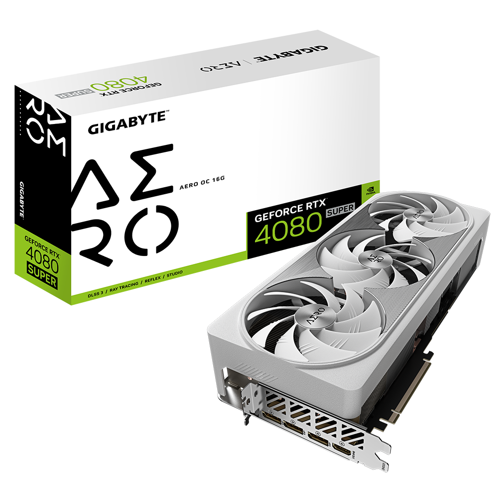 Видео карта Gigabyte GeForce RTX 4080 SUPER AERO OC 16GB GDDR6X