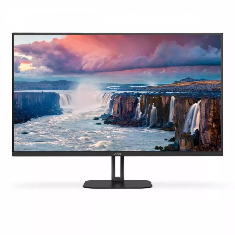 Монитор AOC Q32V5CE/BK, 31.5", QHD 2560x1440, 75Hz, HDMI, DP, USB-C, AMD FreeSync