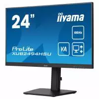 Монитор IIYAMA XUB2494HSU-B6, 23.8", VA, FHD 1920x1080, 100Hz, 1ms, HDMI, DP, USB, AMD FreeSync