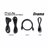 Монитор IIYAMA XUB2494HSU-B6, 23.8", VA, FHD 1920x1080, 100Hz, 1ms, HDMI, DP, USB, AMD FreeSync