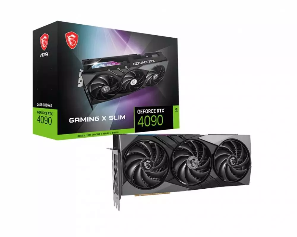 Видео карта MSI GeForce RTX 4090 GAMING X SLIM 24G