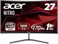 Монитор Acer Nitro ED270UP2bmiipx, 27" Curved, VA, QHD 2560x1440, 170Hz, 1ms VRB, AMD FreeSync Premium - UM.HE0EE.202