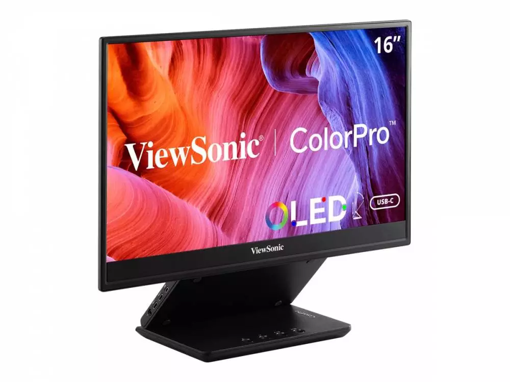 Οθόνη VIEWSONIC VP16-OLED 15.6", FHD 1920x1080, Portable OLED, Micro HDMI 2, USB-C, Ηχεία