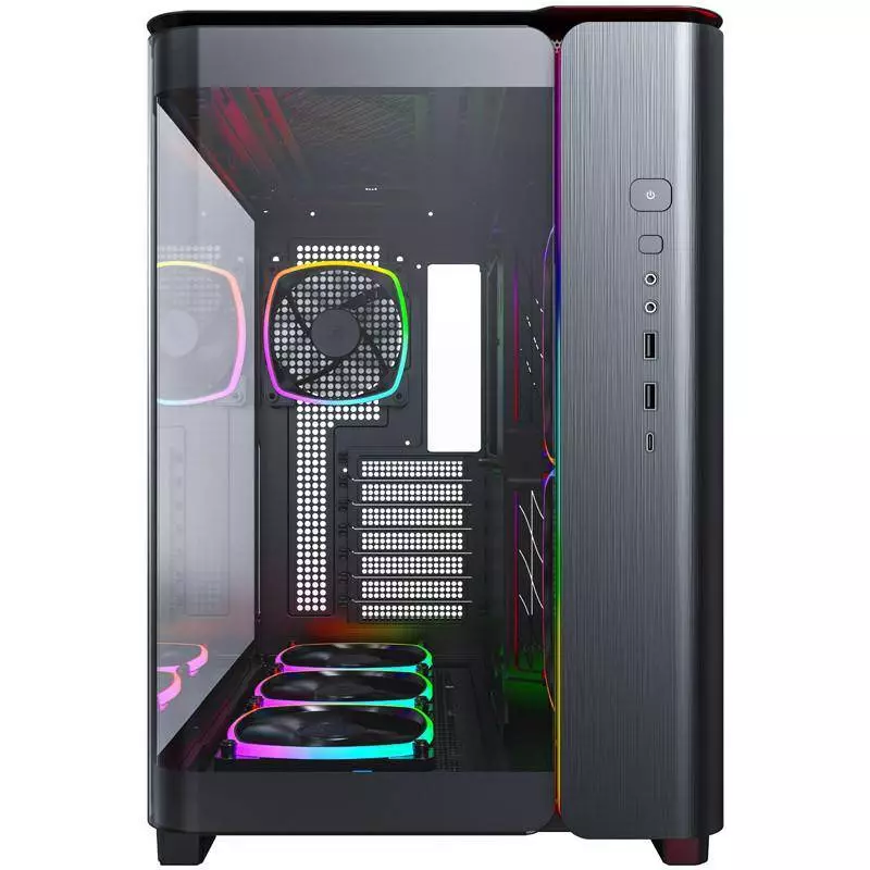 Кутия MONTECH KING 95 PRO ARGB, TG, Mid-Tower, Черен