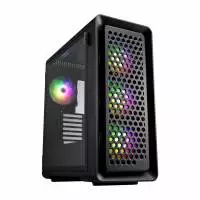 Кутия FSP CUT593 ATX Ultra-Tower, Type-C, 4 x ARGB 140mm, Черна - POC0000204