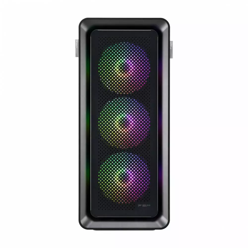 Кутия FSP CUT593 ATX Ultra-Tower, Type-C, 4 x ARGB 140mm, Черна - POC0000204