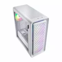 Кутия FSP CUT593 ATX Ultra-Tower, Type-C, 4 x ARGB 140mm, Бяла - POC0000205