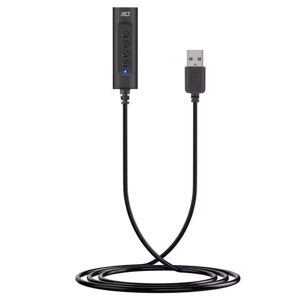Звукова карта Ewent AC9360, 2.0, USB-A, 3.5 mm, Черна