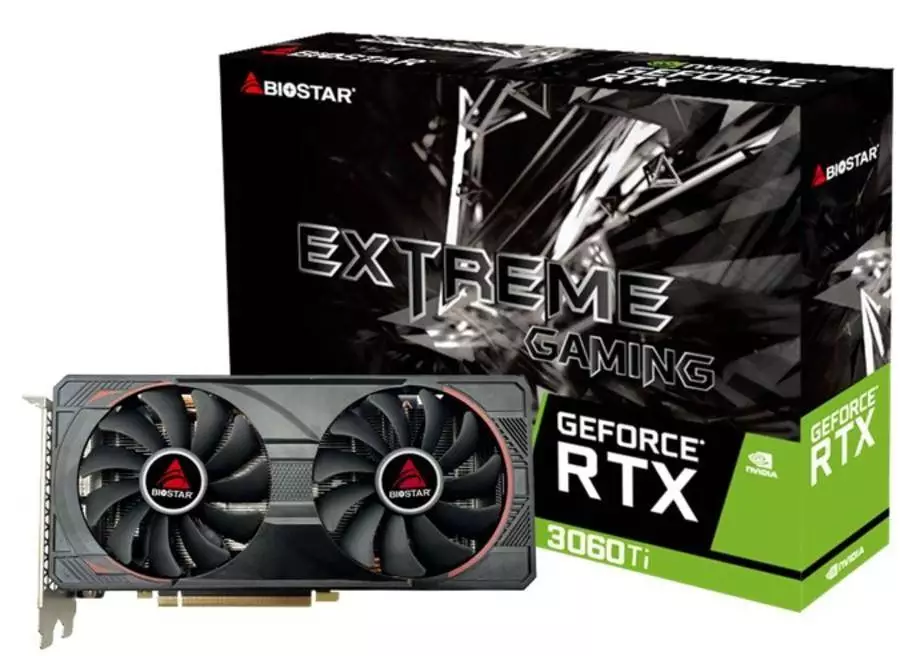 Видео карта BIOSTAR GeForce RTX 3060 Ti 8GB GDDR6 - VN3606TM82