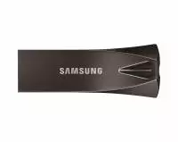 USB памет Samsung BAR Plus, 128GB, USB-A, Titanium Gray