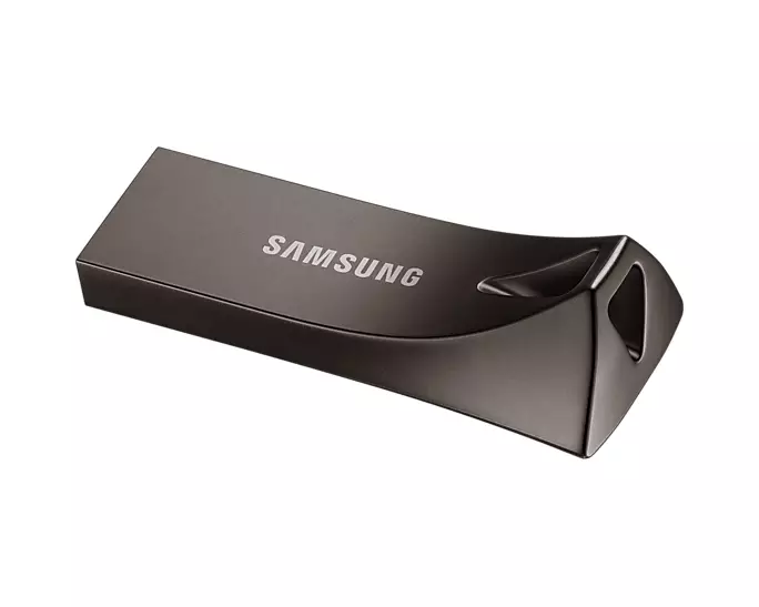 Samsung BAR Plus, 256GB, USB-A, Titanium Gray