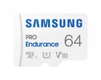 Карта памет Samsung PRO Endurance, microSDHC, UHS-I, 64GB, Адаптер