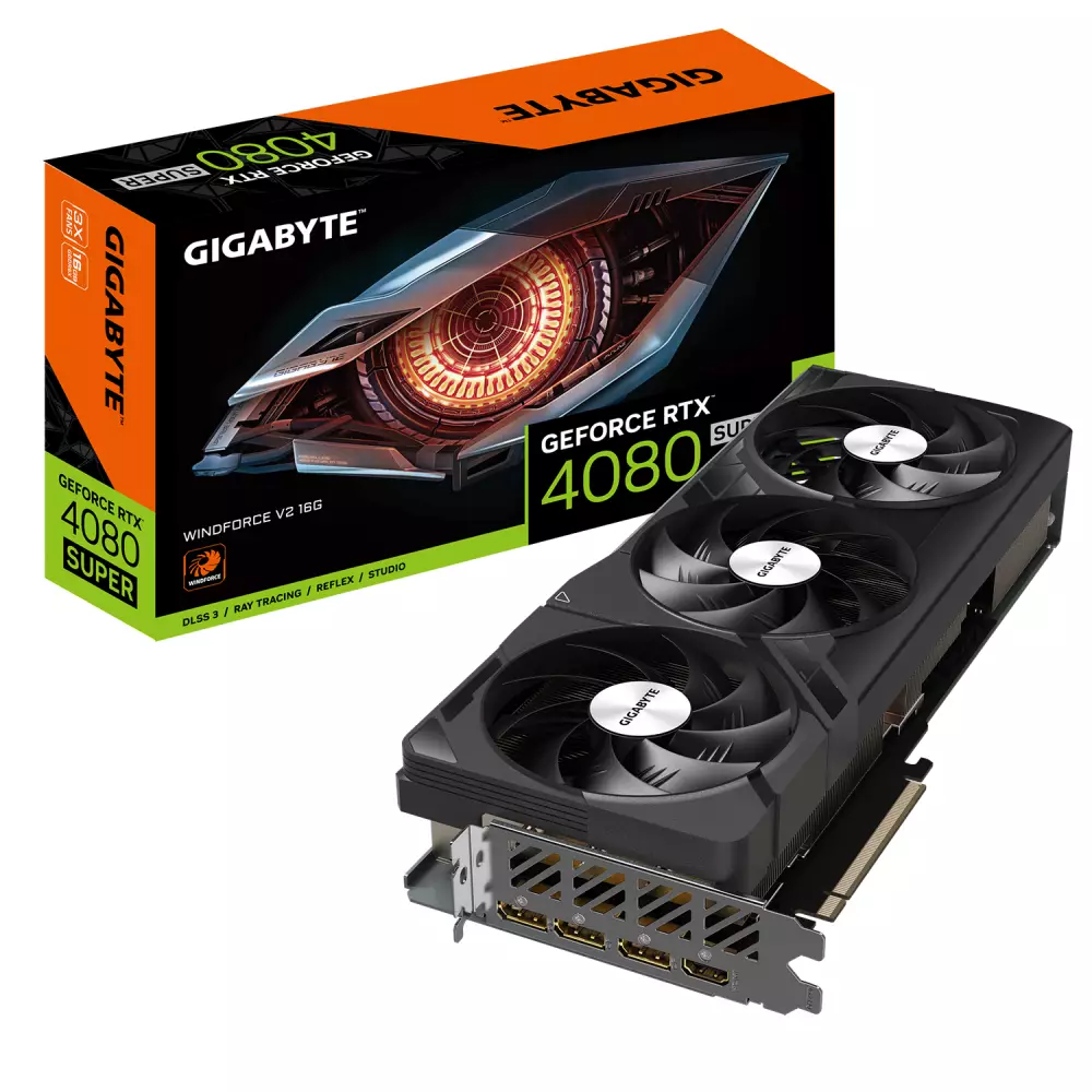 Видео карта Gigabyte GeForce RTX 4080 SUPER WINDFORCE V2 16GB GDDR6X