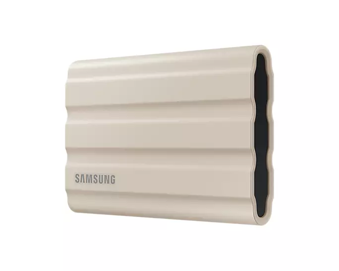 Външен SSD Samsung T7 Shield 2TB NVMe USB-C Beige - MU-PE2T0KEU