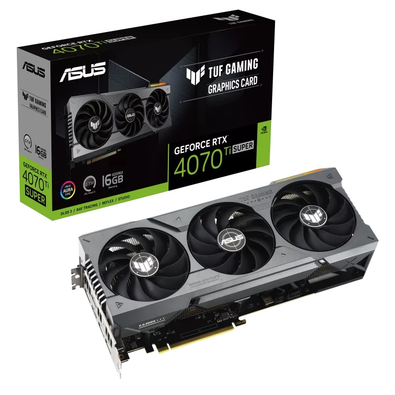 Видео карта ASUS TUF GAMING GeForce RTX 4070 Ti SUPER 16GB GDDR6X