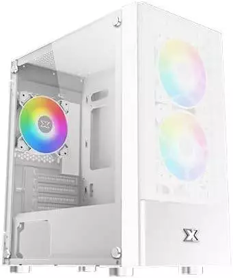 Кутия Xigmatek Oreo Arctic Mid-Tower ATX Case Fixed RGB