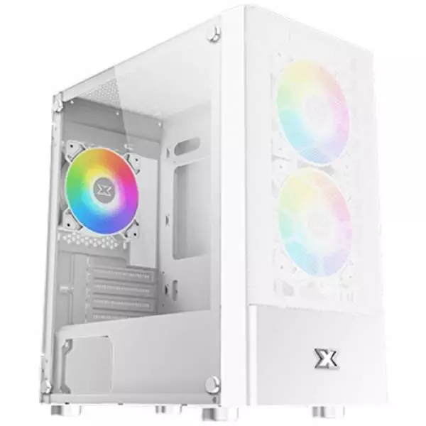 Кутия Xigmatek Oreo Arctic Mid-Tower ATX Case Fixed RGB