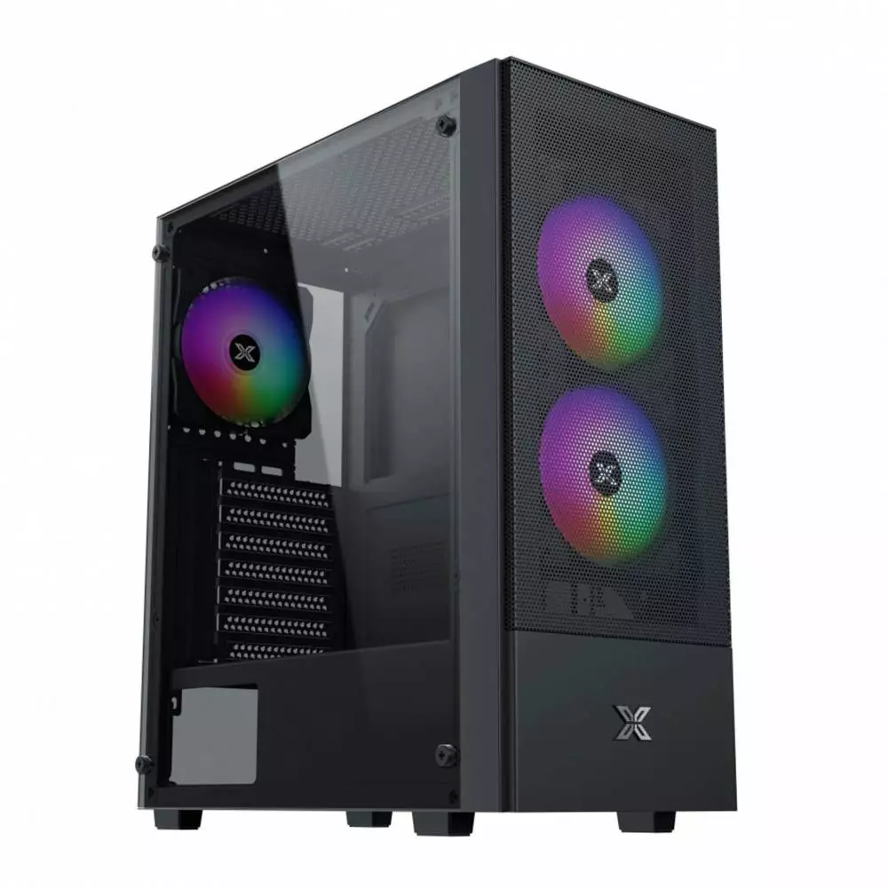 Кутия Xigmatek HERO II AIR 3F Fixed ARGB Mid-Tower ATX Case