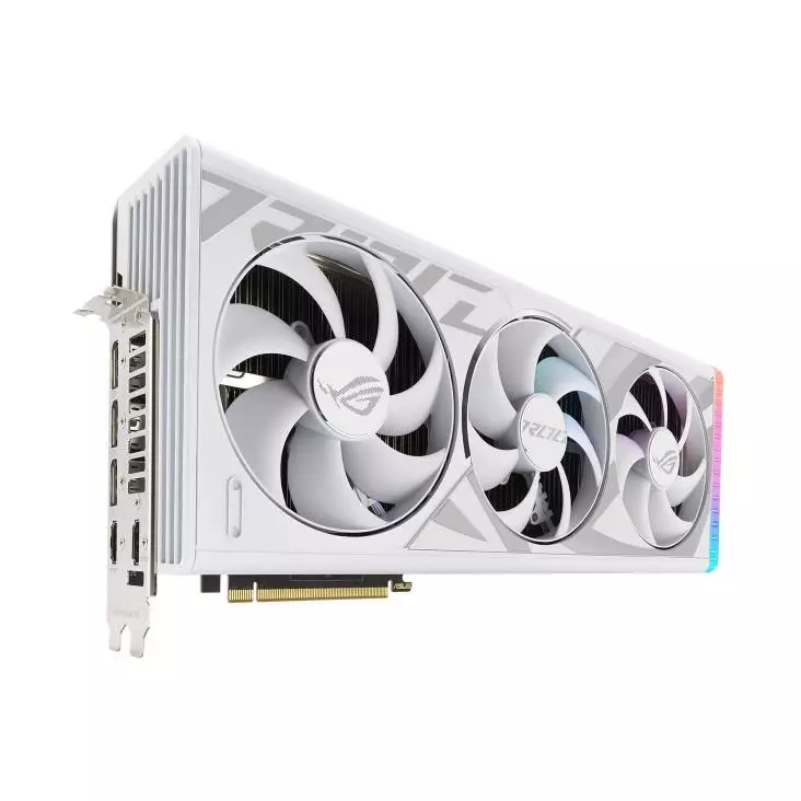 Видео карта ASUS ROG Strix GeForce RTX 4080 SUPER 16GB GDDR6X White OC Edition - 90YV0KB2-M0NA00
