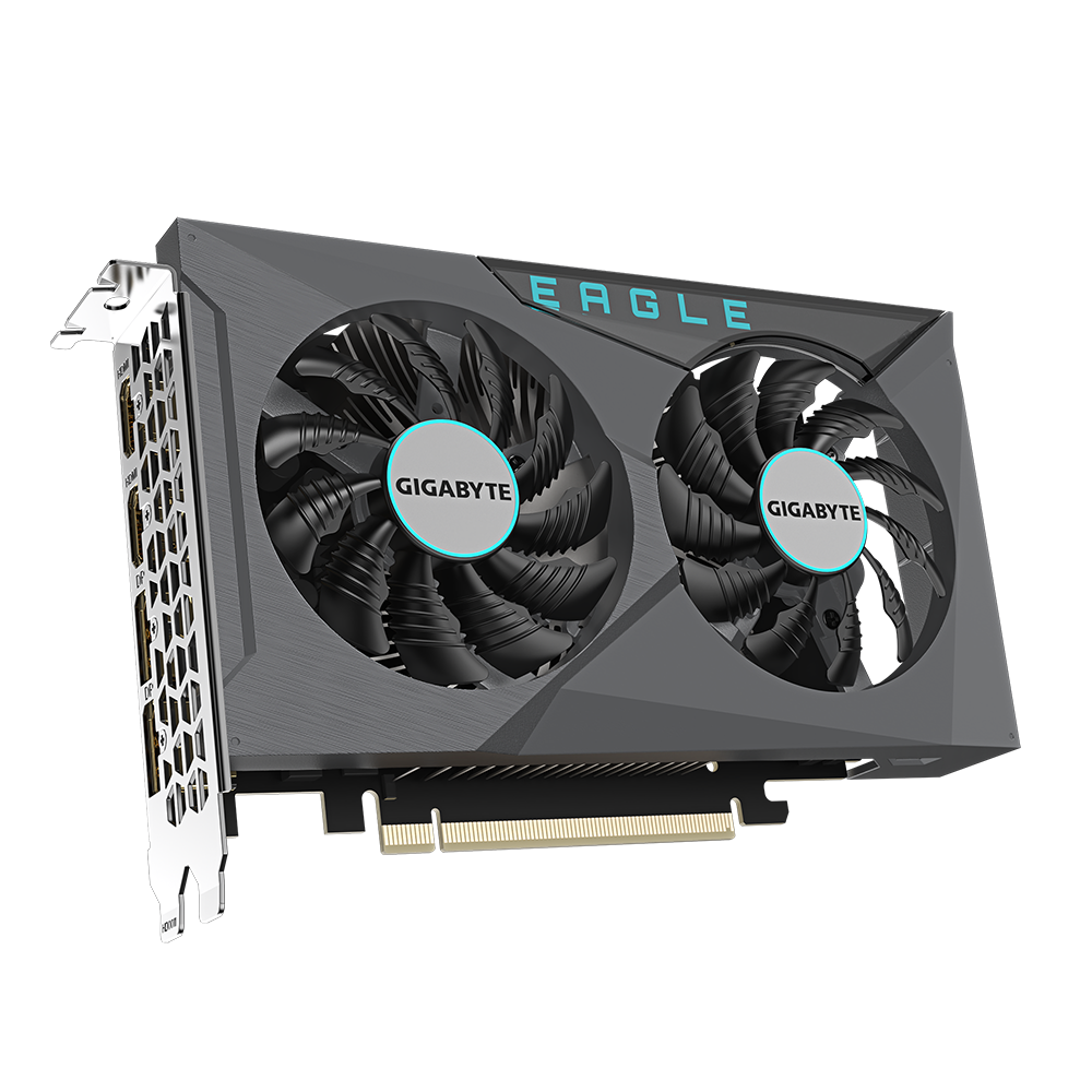 Видео карта Gigabyte GeForce RTX 3050 EAGLE OC 6GB GDDR6
