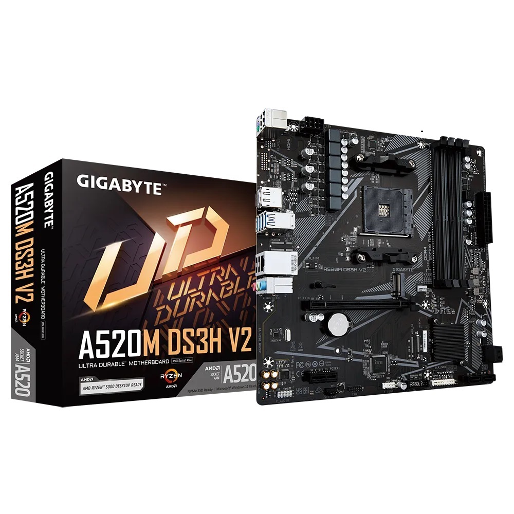Дънна платка Gigabyte A520M DS3H V2 AM4