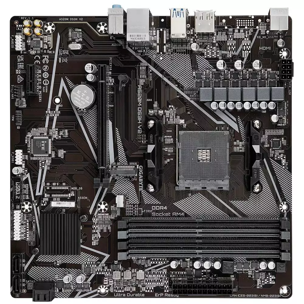 Дънна платка Gigabyte A520M DS3H V2 AM4
