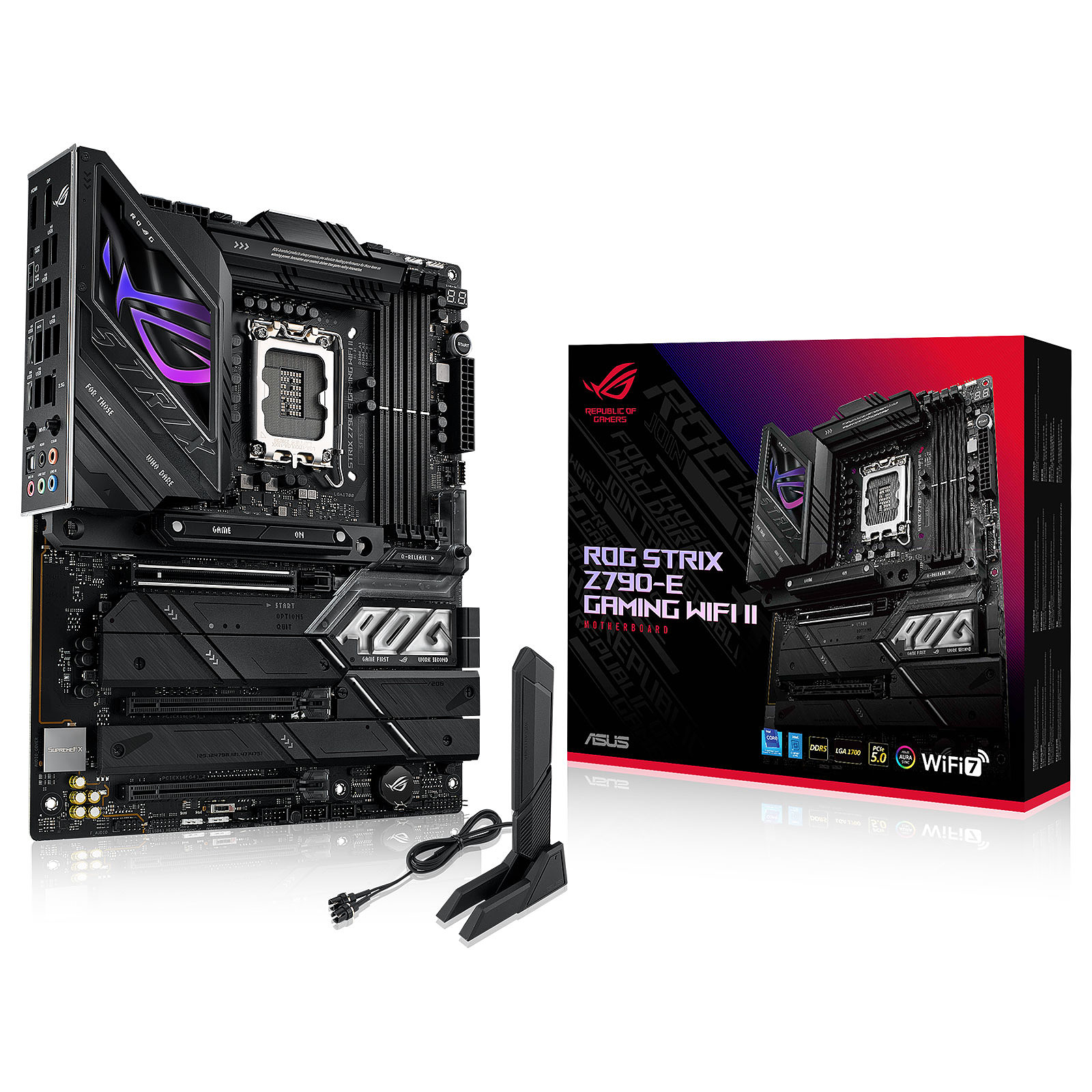 Дънна платка ASUS ROG STRIX Z790-E GAMING WIFI II - 90MB1FC0-M0EAY0