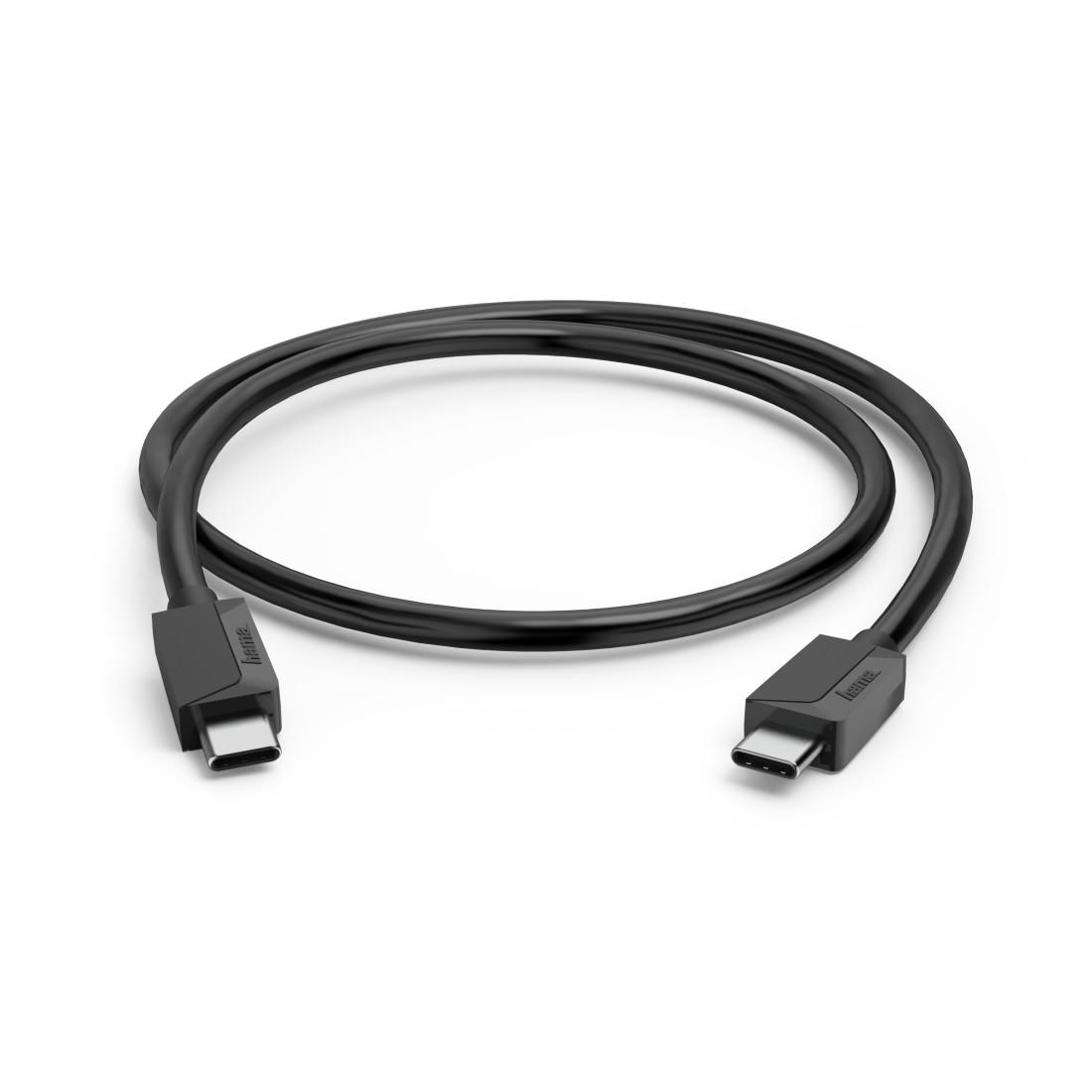 HAMA Câble USB-C, E-Marker, USB 3.2 Gen2, 10 Gbit/s, 5 A, 100 W, 2,00 m