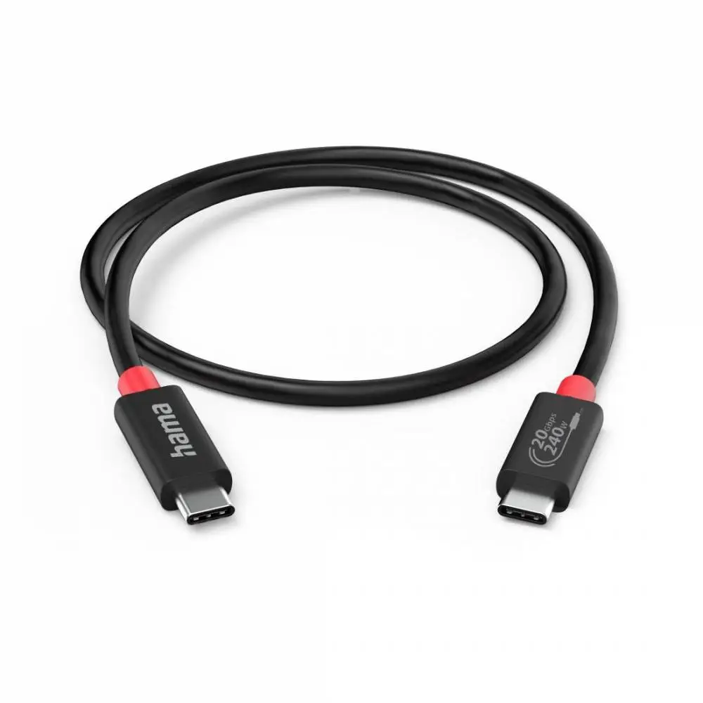 HAMA Cablu USB-C, E-Marker, USB4 Gen2, 20 Gbit/s, 5 A, 240 W, 2.00 m